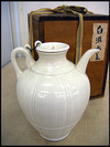 骨董 白磁水差し 茶道具  煎茶道　陶磁器